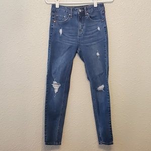 Wild Fable High Rise Skinny Distressed Jeans